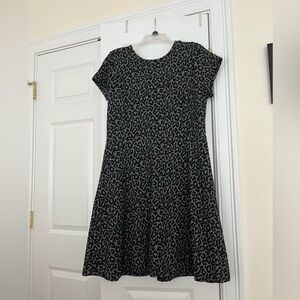 LOFT leopard print work dress